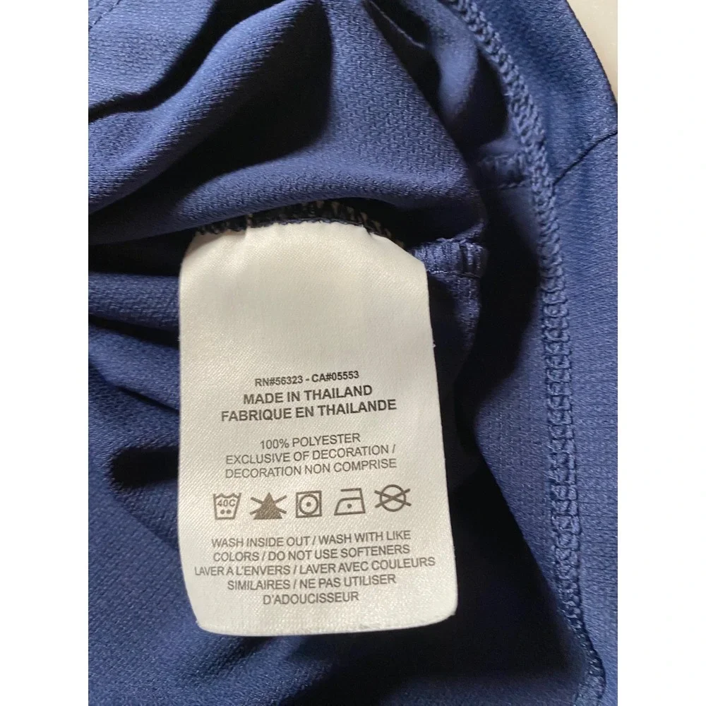 Nike Mens Mercedes Benz Polo Shirt Navy Blue Golf Performance XL 883681-410